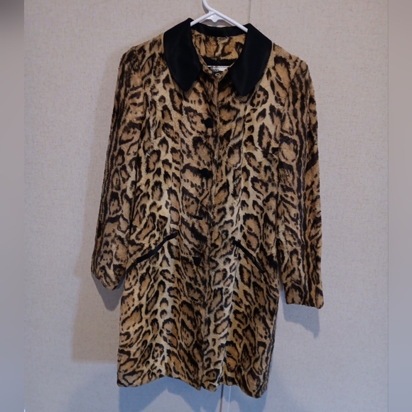 Y2k División Women jacket with animal print size 36 (62%Cotton 38%Viscose - Picture 1 of 5